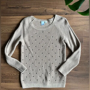 Elle polka dot sweater